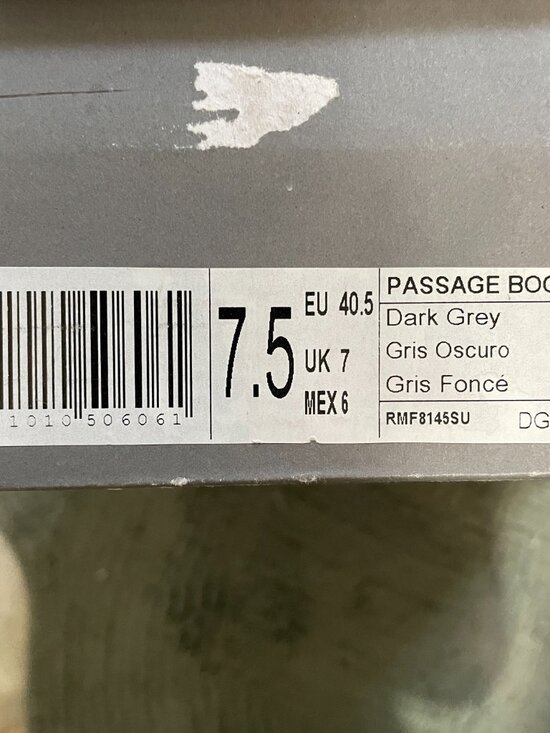 Kenneth Cole-Reaction Passage Boot Chukka Dark Grey Men 7.5 NEW main image 4